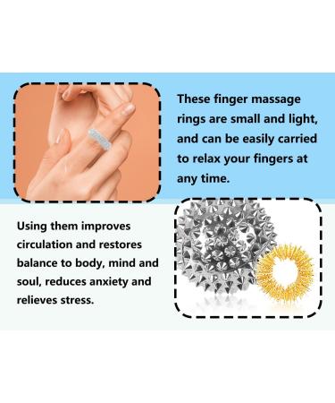 Buy KAPSING Magnetic Hedgehog Massage Balls & Acupressure Rings - Stress Relief & Relaxation - International Shipping Available - Buy Online on GoSupps.com