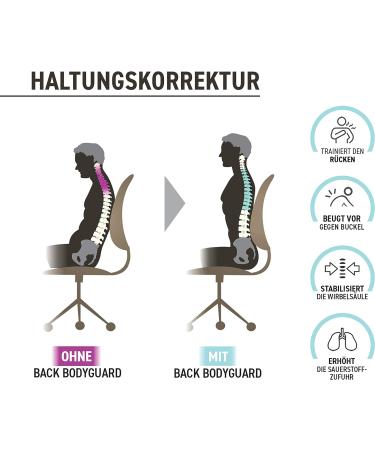 Back Bodyguard Posture Correction - Innovative Back Straightener for Upright Posture & Support - Black Stabilizer for Improved Comfort - Buy Online on GoSupps.com