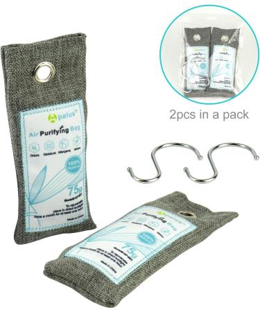 Apalus Shoe Freshener - Natural Bamboo Activated Carbon 2x75g for Odor & Moisture Control in Shoes Cabinets & Sports Bags - Buy Online on GoSupps.com