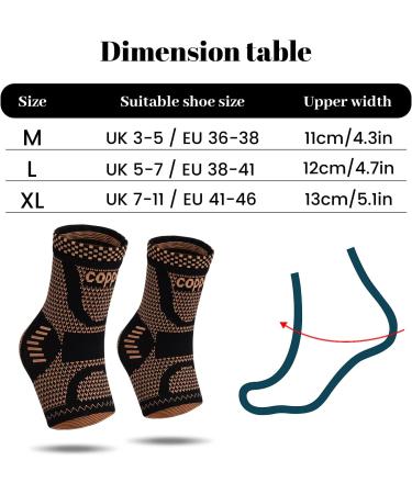 Ankle Support Sports Bandage - Football Ankle Brace & Compression Socks | XL Skin Color - Buy Online on GoSupps.com