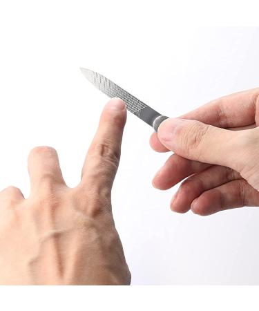 2PC Nail Clipper Set - Stainless Steel Rotary Head for Thick Nails & Nail File | Ideal Gift for Perfect Pedicure - Buy Online on GoSupps.com