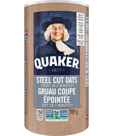 Quaker Quick Cook Steel Cut Oats 709 g (Pack of 1) Quick Cook Steel Cut Oats 709 g (Pack of 1) - Buy Online on GoSupps.com