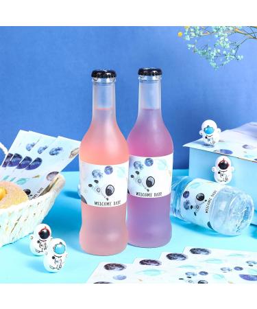 Fangleland Outer Space Baby Shower Water Bottle Labels - 28pcs Solar System Welcome Baby Wrappers for Gender Reveal Decor - Personalized Astronaut Supplies - Buy Online on GoSupps.com