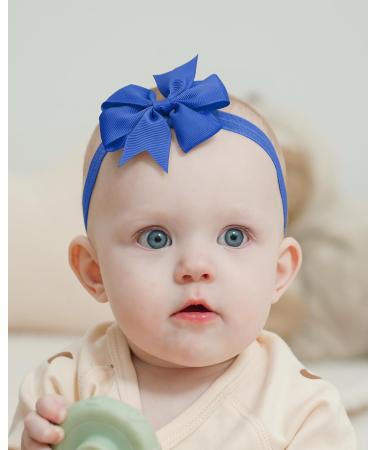 40pcs 3 Baby Girls Grosgrain Ribbon Hair Bows - Cute & Colorful Accessories for Kids | International Shipping - Buy Online on GoSupps.com