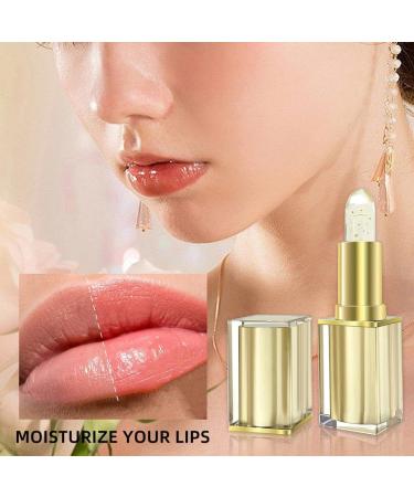 Temperature Changing Lipstick Lasts 24 Hours Gold Transparent Lip Balm Color Changing Lip Balm Waterproof and Long Lasting Lipstick Transfer Free Color Changing 1 Pack - Buy Online on GoSupps.com