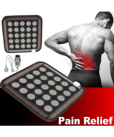 Shop Natural Jade Heating Pillows - Infrared Muscle & Joint Relief | 45x45 cm Electric Physiotherapy Comfort - Buy Online on GoSupps.com