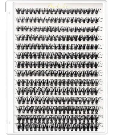 DIY Lash Extension Kit with 280 PCS 9-16mm Length 40D Curl Individual Lashes Clusters and Lash Bond and Seal Glue Remover Eyeliner Mascara Tweezers Lash Applicator Beginner Set - Buy Online on GoSupps.com