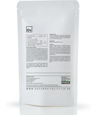Oxford Vitality Poudre de collag ne marine 300 g - Buy Online on GoSupps.com