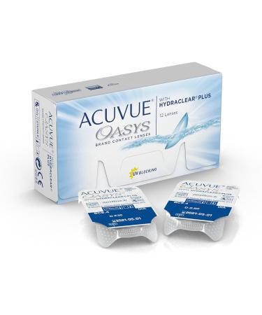 Buy Acuvue Oasys 2-Week Contact Lenses -6.00 DPT BC 8.4 | UV Protection & All-Day Comfort | 12 Lenses for Day & Night Wear - Buy Online on GoSupps.com