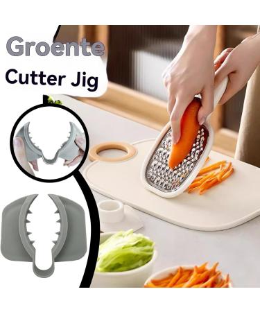 Vegetable Finger Protector Safe Cutting Whisk Cutting Aid Ergonomic Nonslip Kitchen Tools for Food Preparation Vegetables Cutting Suitable for Home and Catering - Buy Online on GoSupps.com