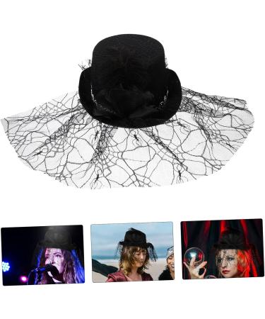 LIFKOME 1pc Magician Top Hat Magician Cap Tuxedo Costume Wedding Topper Costume Cap 50s Hat Hats Ladies Hats Bonnets for Women Gothic Hat Wedding Hats Top Hat Veil Non-woven Fabric - Buy Online on GoSupps.com