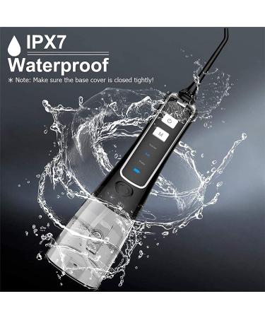 GeRRiT Water Flosser Cordless Teeth Cleaner Oral Irrigator Dental Power Dental Flosser IPX7 Waterproof Teeth Cleaner with 3 Mode and Detachable Water Tank for Travel - Buy Online on GoSupps.com