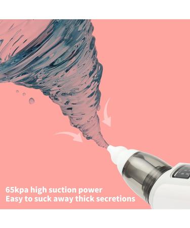 Rechargeable Electric Baby Nasal Aspirator | Nose Sucker & Cleaner with 2 Nozzle Sizes | Adjustable Suction Levels | for Newborns & Toddlers (Pink) - Buy Online on GoSupps.com