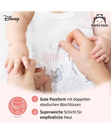 Shop Mama Bear Disney Ultra Dry Diapers Size 1 (2-5 kg) - 96 Pieces Monthly Box | International Shipping Available - Buy Online on GoSupps.com