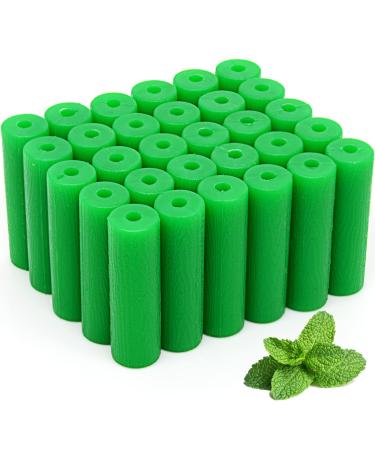 30pcs Aligner Chewies Aligner Tray Seaters Chewing Gum Used for chewing in the mouth (Green). 30pcs