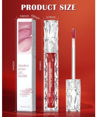 Glitter Lip Gloss Liquid Lipstick Set - Diamond Shimmer Matte High Pigment Long-Lasting Waterproof Lipstick Duo for Women - Sparkling & Bold Makeup Choice - Buy Online on GoSupps.com