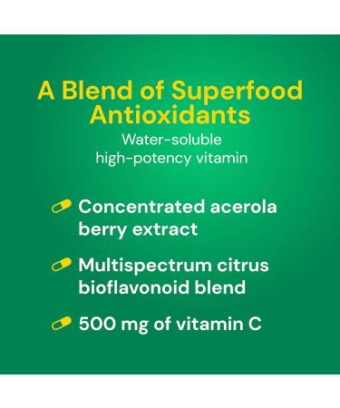 Country Life Acerola Vitamin C Complex 500mg Chewable Berry Flavored Wafers - 180 Wafers | Immune Health Support - Buy Online on GoSupps.com