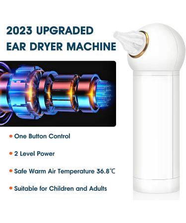 Fivepropy Rechargeable Ear Dryer - Warm Air for Swimming, Showering, Water Sports, Surfing, Scuba & Hearing Aid - Buy Online on GoSupps.com