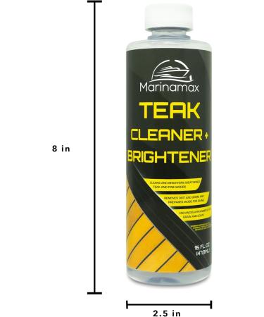 Teak Brightener & Cleaner | Restore Weathered Teak & Fine Wood | Ideal for Teak Oil Preparation - International Shipping Available - Buy Online on GoSupps.com