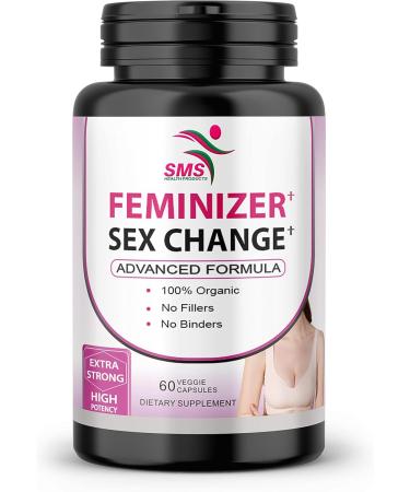 Feminizer Sex Change by SMS Pueraria Mirifica Supplement 500mg Root Extract Powder Capsules Promotes Women's Health, Organic Natural Herbal - Buy Online on GoSupps.com