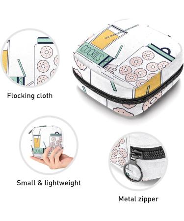 Women's Portable Period Kit Bag - Bonds Storage for Biscuits & Juice | Stylish & Functional Feminine Product Organizer - Buy Online on GoSupps.com