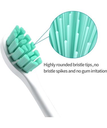 SmartSonic+ Electric Toothbrush Replacement Heads - 3 Pack (White) - Buy Online on GoSupps.com