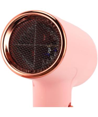 Hair Dryer High Speed Blow Dryer Small Negative Ionic Hair Dryer Powerful Hot/Cool Wind Settings 1200mAh Fast Drying Hairdryers for Travel Home (Roseate) - Buy Online on GoSupps.com