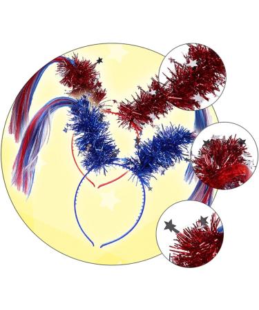 MAGICLULU 1pc Ponytail Headband Tinsel Ponytail Headbopper Pink Tinsel Wig Pink Scrunchie Headwear for Women Prom Headpiece Tinsel for Hair Decorations Cosplay Red Plastic Miss One Size Red - Buy Online on GoSupps.com