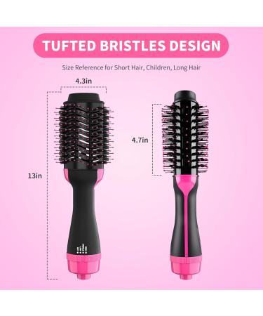 Hot Air Brush Dryer - 3-in-1 Styler 1200W Ionic Technology Ceramic Coated Volumizer with Cool Shot - Perfect for International Shipping - Buy Online on GoSupps.com