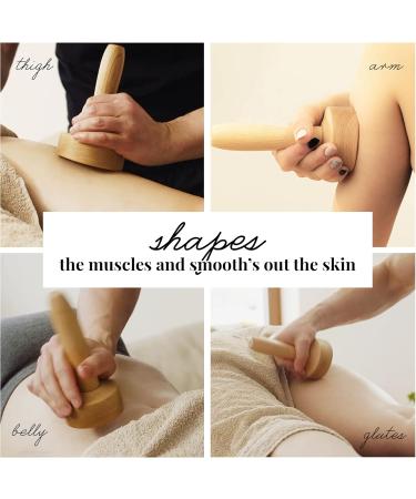 Tuuli Maderotherapy Wood Set Massager - Swedish Cup for Cellulite & Lymphatic Drainage | International Shipping - Buy Online on GoSupps.com