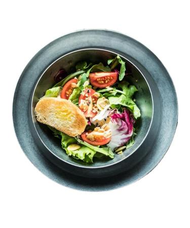 R tro bols m langeurs d'acier inoxydable pour la cuisine bols m langeurs en m tal pour la portion de cuisson faisant cuire le poids l ger s r de lave-vaisselle de stockage de pr paration alimentaire