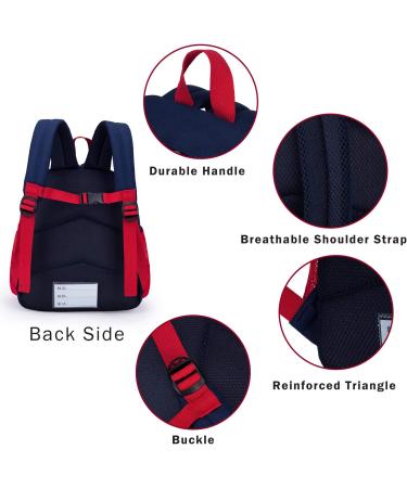 Willikiva Cute Zoo 3D Kids Backpack | Waterproof Toddler Backpack for Boys and Girls | Red Preschool Bag - Buy Online on GoSupps.com