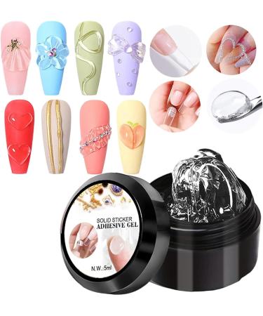  Generisch 3D Nail Gel Fiberglass Nail Art Glue Waterless Manicure Pedicure French Manicure Rhinestones - Buy Online on GoSupps.com
