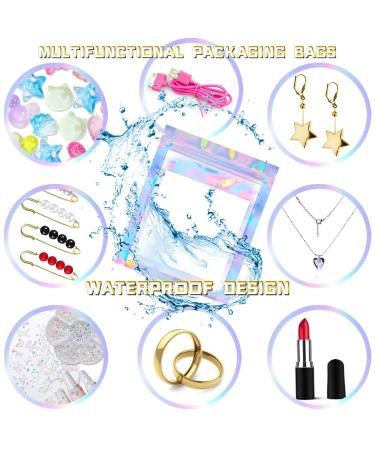 100PCS Holographic Press on Nail Packaging Bags | Empty Cardboard Nail Tips Bags with Tape | Essential for Press on Nail Business - Buy Online on GoSupps.com