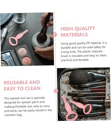 Beavorty 20pcs Eyelash Comb Card Makeup Mascara Lash Tools Eyelash Tool Applicator Mascara Guard Eye Brow - Buy Online on GoSupps.com