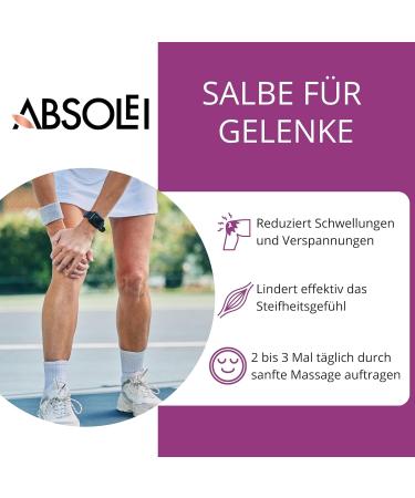 Absolei Comfrey Ointment - Natural Joint Pain Relief 40ml - Buy Online on GoSupps.com