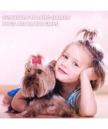 Janinka 29 Pcs Dog Hair Bows: 12 Pairs with Clips, 5 Tiara Crown Accessories | Cute Rhinestone Barrettes for Grooming - Buy Online on GoSupps.com