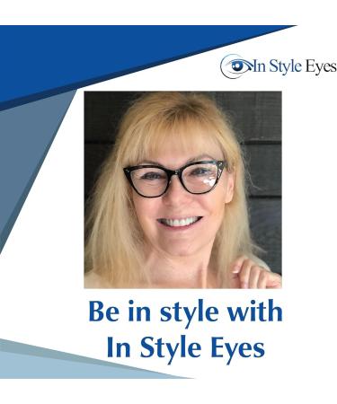 Stylish Full-Rimmed Cat Eye Reading Glasses - Non-Prescription Classic 1.0x Magnification Lens - International Shipping Available - Buy Online on GoSupps.com