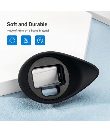 JJC Camera Viewfinder Eyecup for Sony A7R V A7 IV A7S III A1 - Oval Shape Silicone Design - Buy Online on GoSupps.com