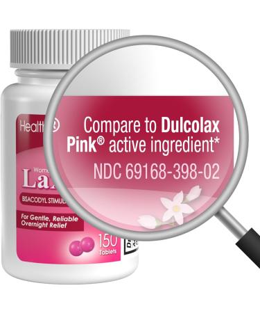HealthA2Z Woman's Gentle Laxative | Bisacodyl Stimulant Laxative 5mg | Constipation Relief | Gentle and Reliable | Overnight Relief (150 Tablets) - Buy Online on GoSupps.com