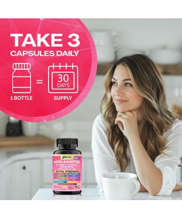 Myo Inositol Supplement D-Chiro Inositol Folate DIM Vitamin D3 B12 K2 Chromium Bioperine Ceylon Cinnamon Zinc Ashwagandha Chasteberry Magnesium Berberine (90 Vegan Capsules) 90 Count (Pack of 1) - Buy Online on GoSupps.com