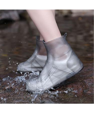 BAOSHILI Waterproof Shoes Cover - Reusable Portable Rain Boots for Women Men | Non-Slip Rubber Sole Overshoes for Outdoor Activities - Buy Online on GoSupps.com