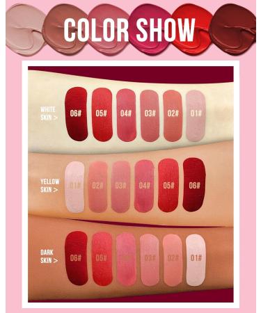 Lestpola Matte lipstick liquid lipstick for women highly pigmented lipstick super velvet color lasts up to 16 hours lip gloss long lasting waterproof Christmas lip makeup gift - Buy Online on GoSupps.com