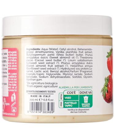 Alkemilla Strawberry Repair Hair Mask 200ml - Eco-Friendly Deep Conditioning Treatment for Damaged Hair - Buy Online on GoSupps.com