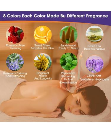Natural Beeswax Ear Wax Removal Candles - Non-Toxic Fragrance-Free Ear Cleaner with 8 Colors - Includes 12 Protective Disks - Buy Online on GoSupps.com