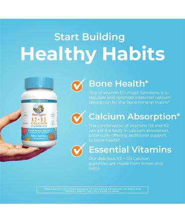 MaryRuth Organics Zinc (Tart Raspberry) & Vitamin K2+D3 Calcium Gummies (Peach Mango & Apricot) | Clean Label Project Verified | Vitamins for Immunity & Joint and Bone Health | Vegan Non-GMO - Buy Online on GoSupps.com