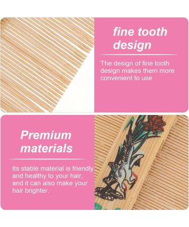 Lot de 2 Peignes en Bambou Dents Denses Double Face Outil Antipelliculaire Multifonction Soin Capillaire Maison D m lage Doux Usage Quotidien Adapt Gar on Style Al atoire - Buy Online on GoSupps.com