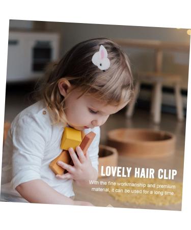 minkissy 1pair Plush Rabbit Hairpin Cat Hair Clip Bunny Hair Clip Easter Bunny Hair Clips for Girls Cartoon Hair Grasp Hair Grip Glitter Hair Clips Ear Accessories Child White - Buy Online on GoSupps.com