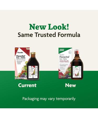 Gaia Herbs Floradix Floravital Iron + Herbs 23 fl oz - Boost Energy & Vitality - Buy Online on GoSupps.com