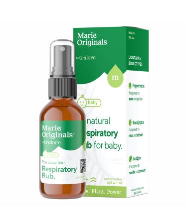 Baby Chest Rub Breathe Blend Essential Oil | Congestion Relief Calming Essential Oils for Sleep Sinus Pain Stress | Eucalyptus Peppermint Clover Olive Cajeput | Safe for Toddlers and Children